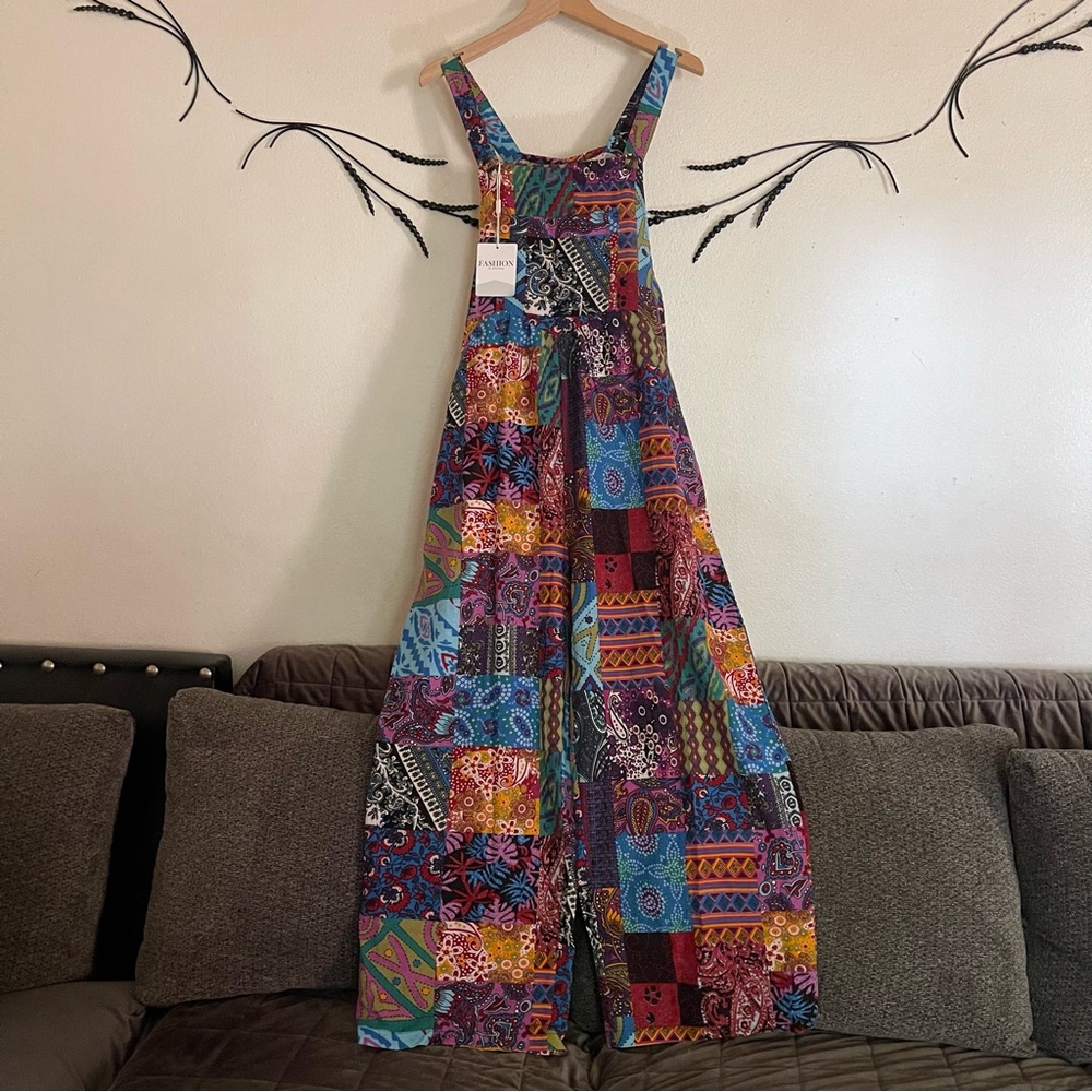 Colorful Patchwork Jumpsuit